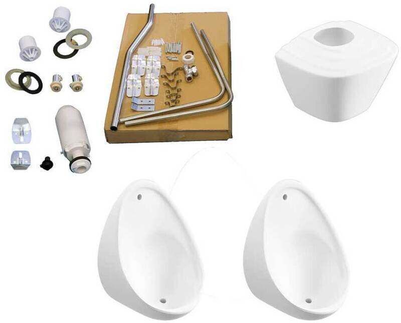 LECICO C007928 UR50BOX2TOGO URINAL BOWL 500mm TWIN PACK