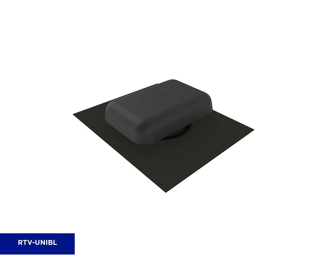 TIMLOC UNIVERSAL ROOF TILE VENT BLACK RTV-UNIBL