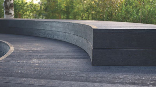 Millboard Flexible Bullnose Step Edge 50 x 32 x 2400mm Brushed Basalt