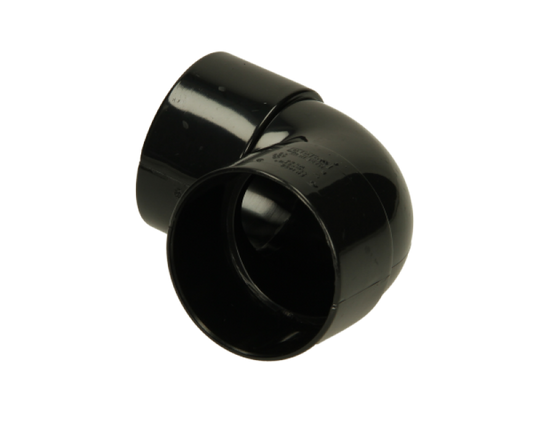 POLYPIPE MUPVC WASTE KNUCKLE BEND 40mm x 90deg MU212SG SOLVENT GREY