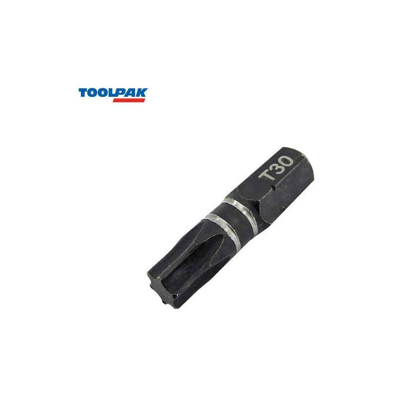 TOOLPAK IPX30 T30 INSERT BITS 25mm