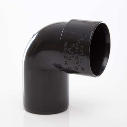 POLYPIPE ABS SWIVEL BEND 32mm x 92.5deg WS23 WS23B BLACK
