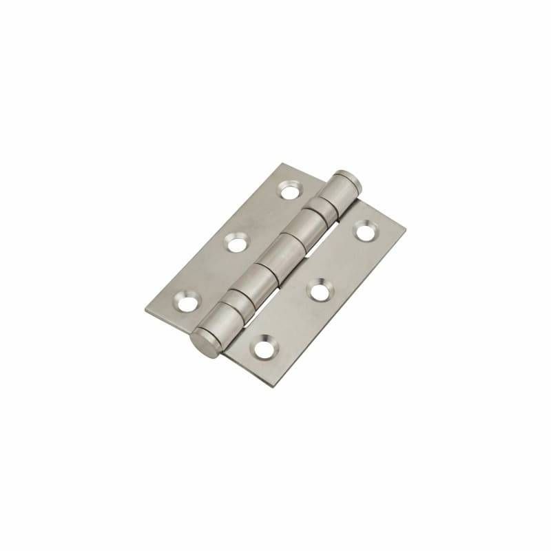 DALE DP005432 PACK OF 3 DOUBLE STEEL WASHERED HINGES 100mm POLISHED CHROME