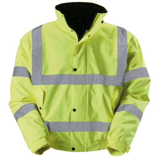 BLACKROCK HI-VIZ BOMBER JACKET SATURN YELLOW 8001403 SMALL