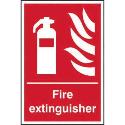 SAV SIGN 200mm WIDE x 300mm FIRE EXTINGUISHER 12326