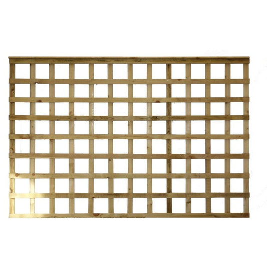 TAFS SALOP SQUARE TRELLIS PANEL 6 x 4' PT GREEN P4TT