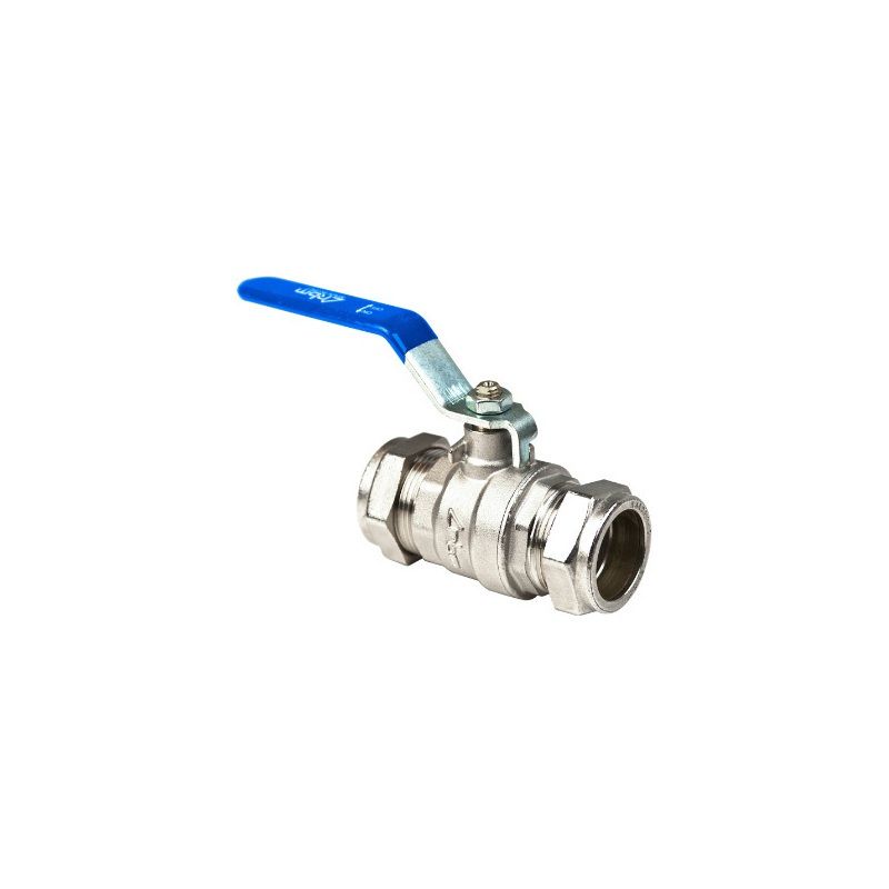 INTA LEVER HANDLE BALL VALVE 22mm BLUE LEVER LBV209322B