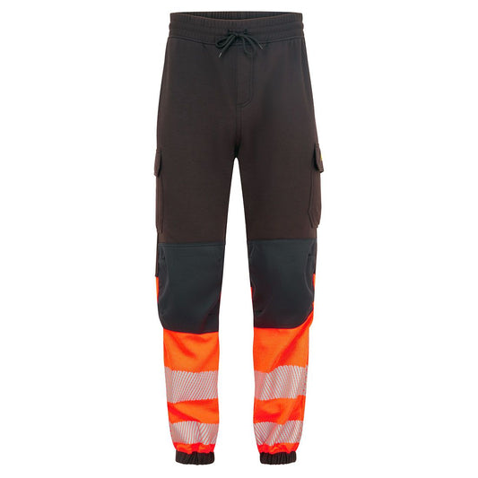 PW3 Modaflame HVO Class 1 FR Jogger, L, , Black/Orange