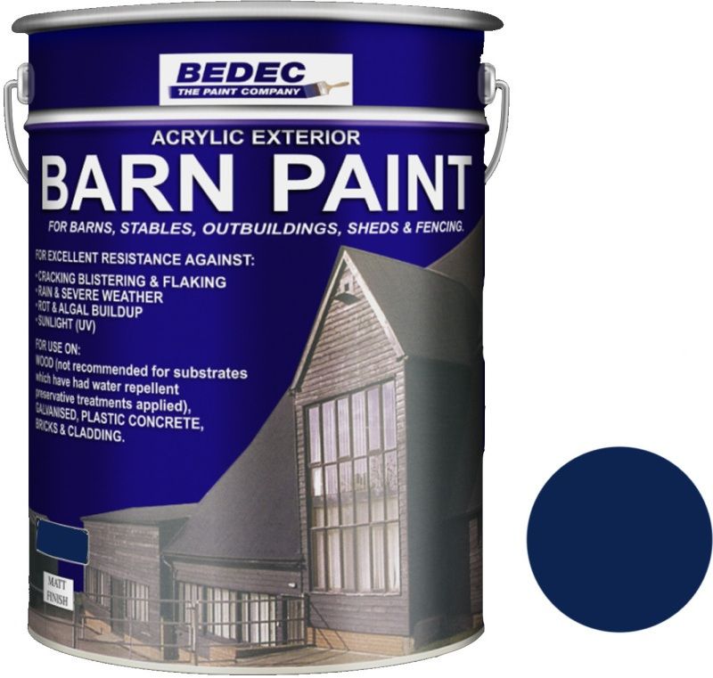 BEDEC MATT BARN PAINT 20l DEEP BLUE BEDE2AN2011/54