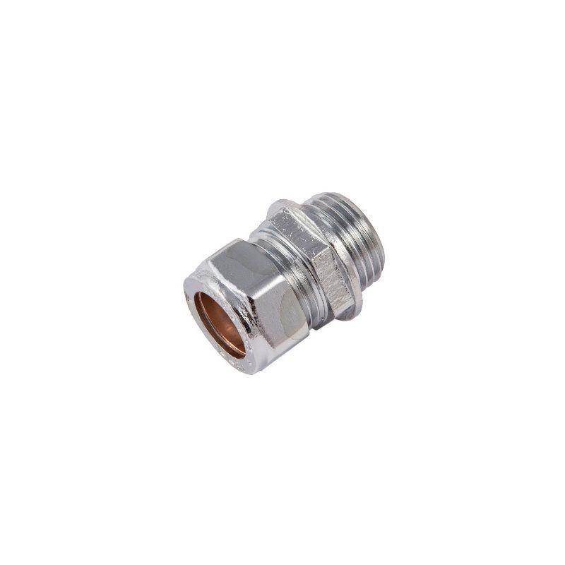FLOWFLEX CHROME COMPRESSION FEMALE IRON COUPLING 15mm x 1/2" P903CP.12