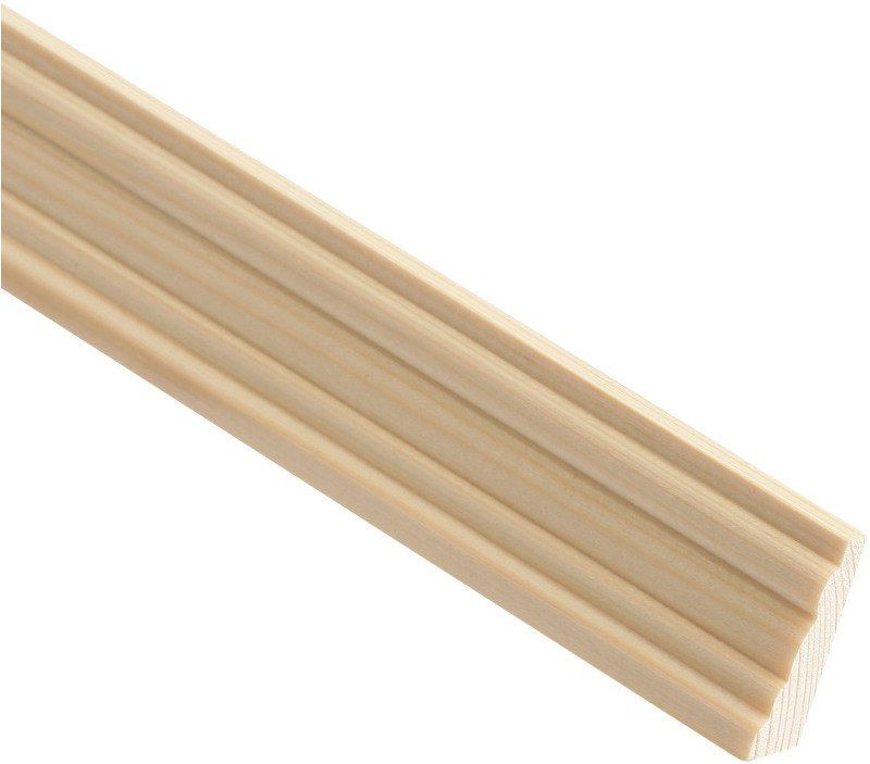 PINE BARREL MOULDING 34 x 12 x 2400mm TM796