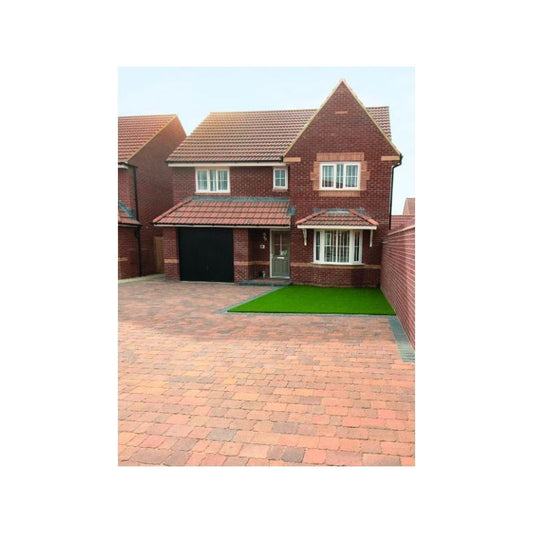 BRADSTONE MONKSBRIDGE 50mm MIXED SIZES BLOCK PAVING 9.6m2 PACK WOODLAND 22742