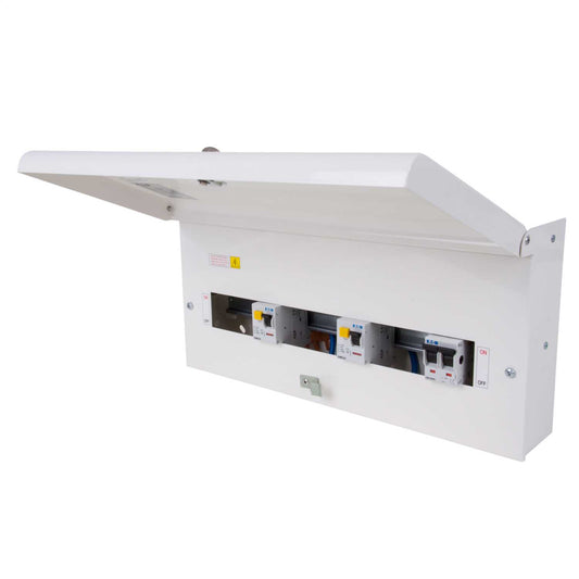 Eaton 14 Way Flexible Dual 63A RCD Metal Clad Consumer Unit