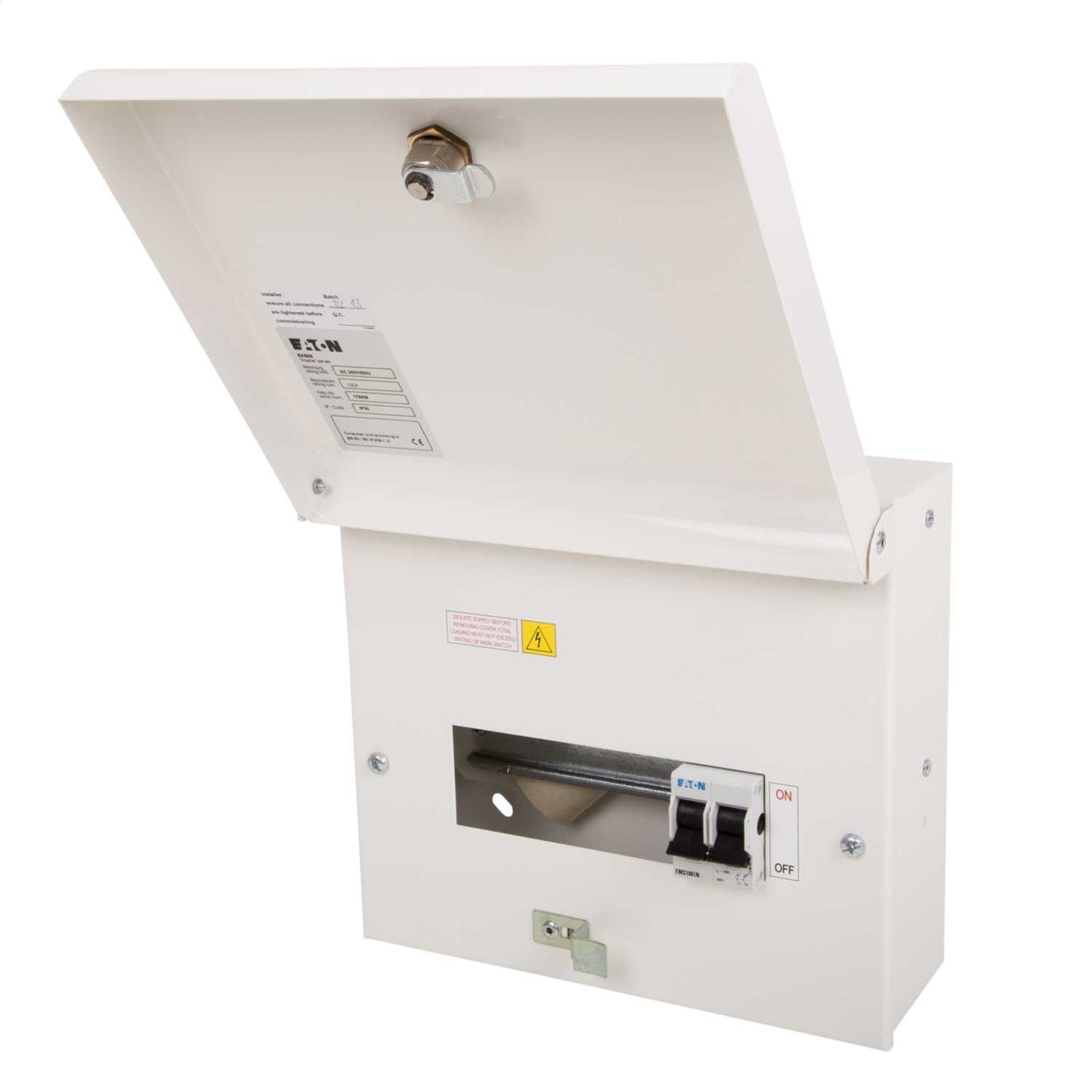 Eaton 6 Way 100A Isolator Incomer Metal Clad Consumer Unit
