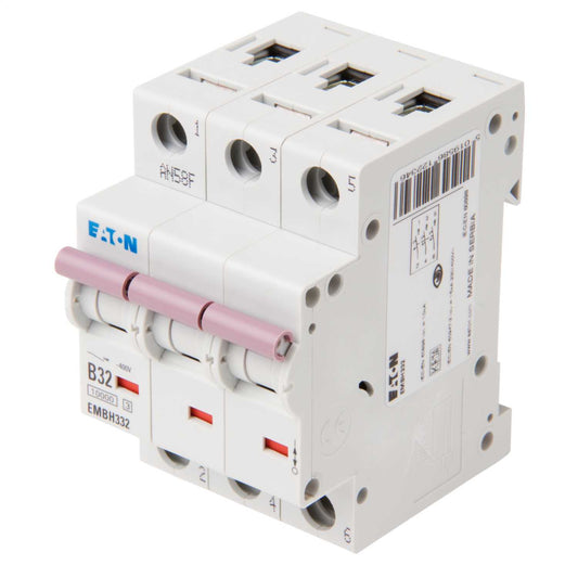 Eaton Memshield 3 32A Triple Pole 10kA B Curve MCB