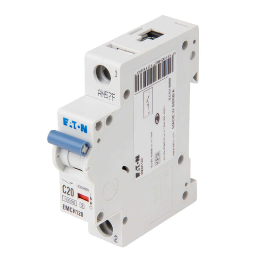 Eaton Memshield 3 20A Single Pole 10kA C Curve MCB