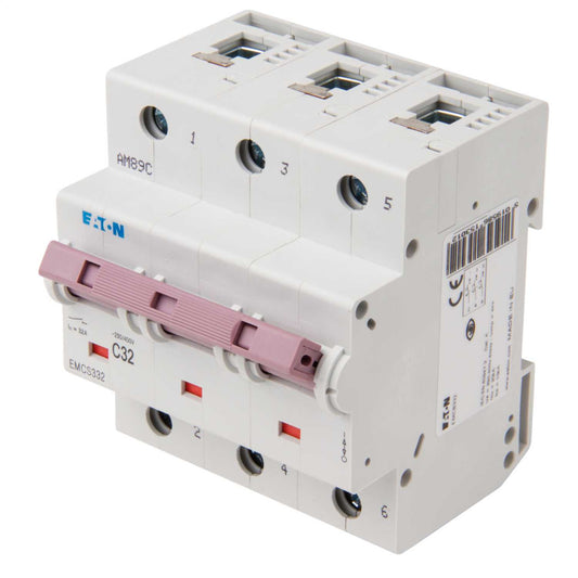 Eaton 32A Triple Pole 25kA C Curve MCB