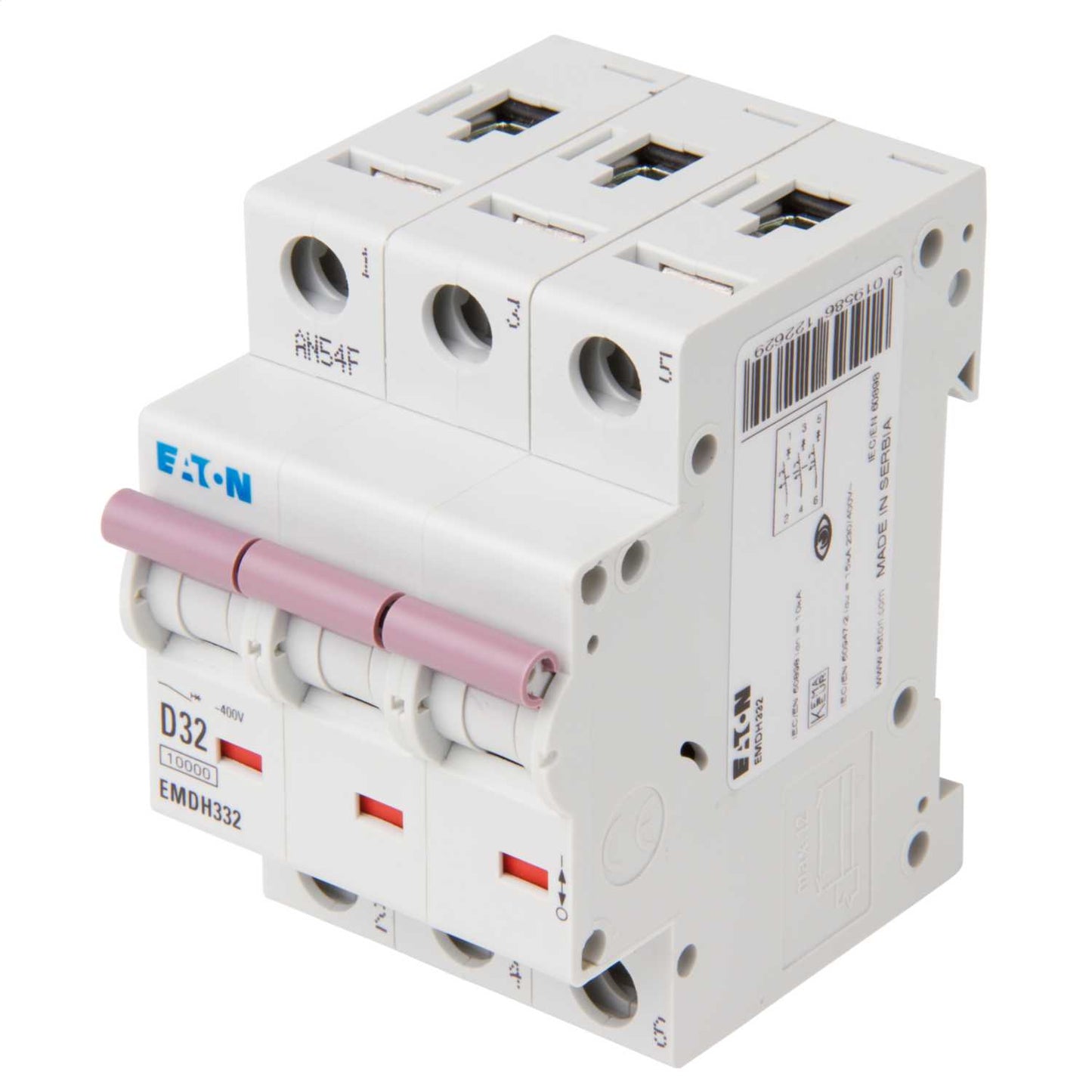 Eaton Memshield 3 32A Triple Pole 10kA D Curve MCB