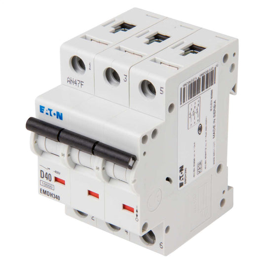 Eaton Memshield 3 40A Triple Pole 10kA D Curve MCB