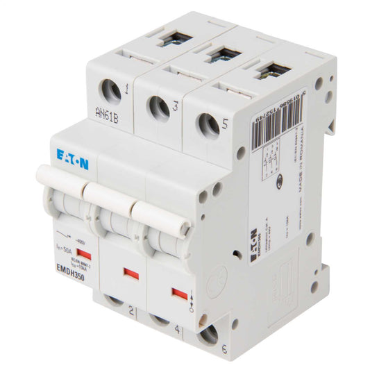 Eaton Memshield 3 50A Triple Pole 10kA D Curve MCB
