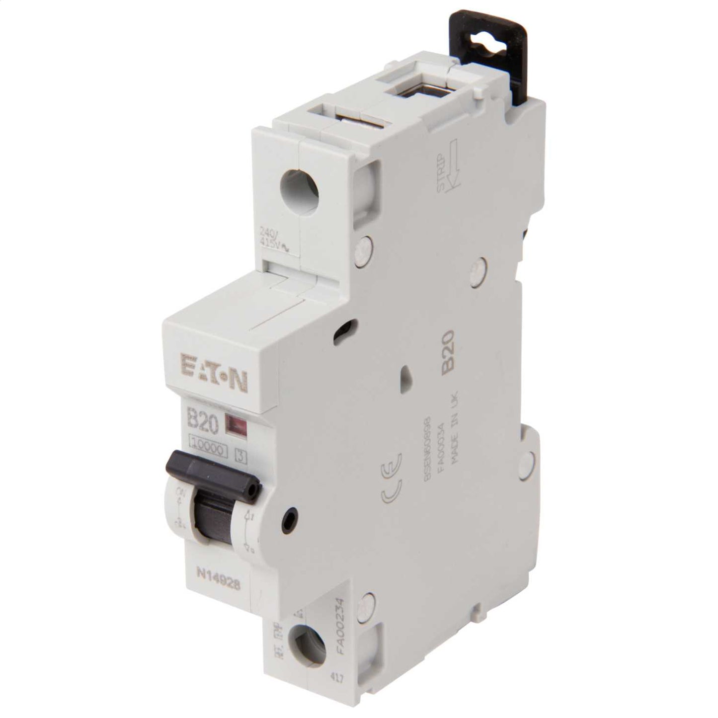 Mem Classic Memshield 2 20A Single Pole 10kA B Curve MCB