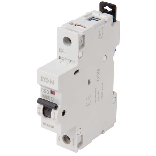 Mem Classic Memshield 2 50A Single Pole 10kA C Curve MCB