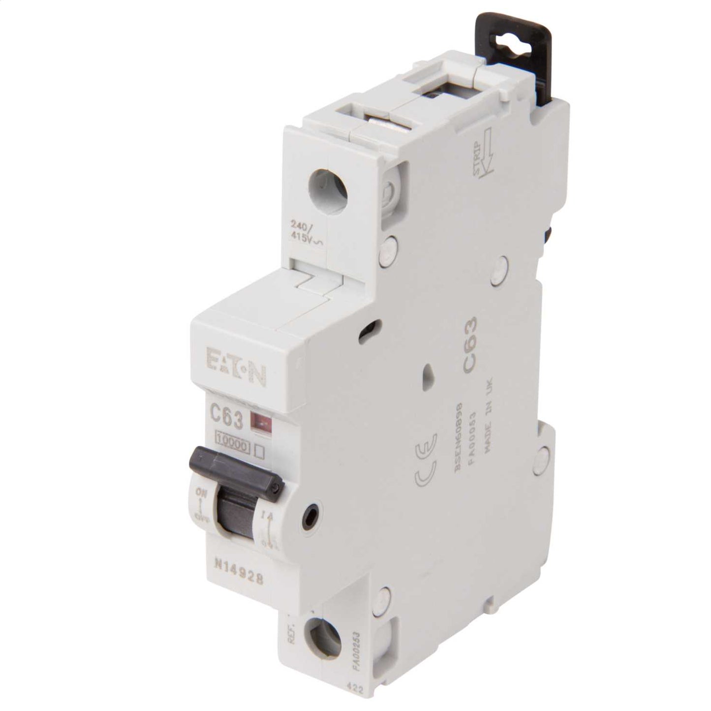 Mem Classic Memshield 2 63A Single Pole 10kA C Curve MCB