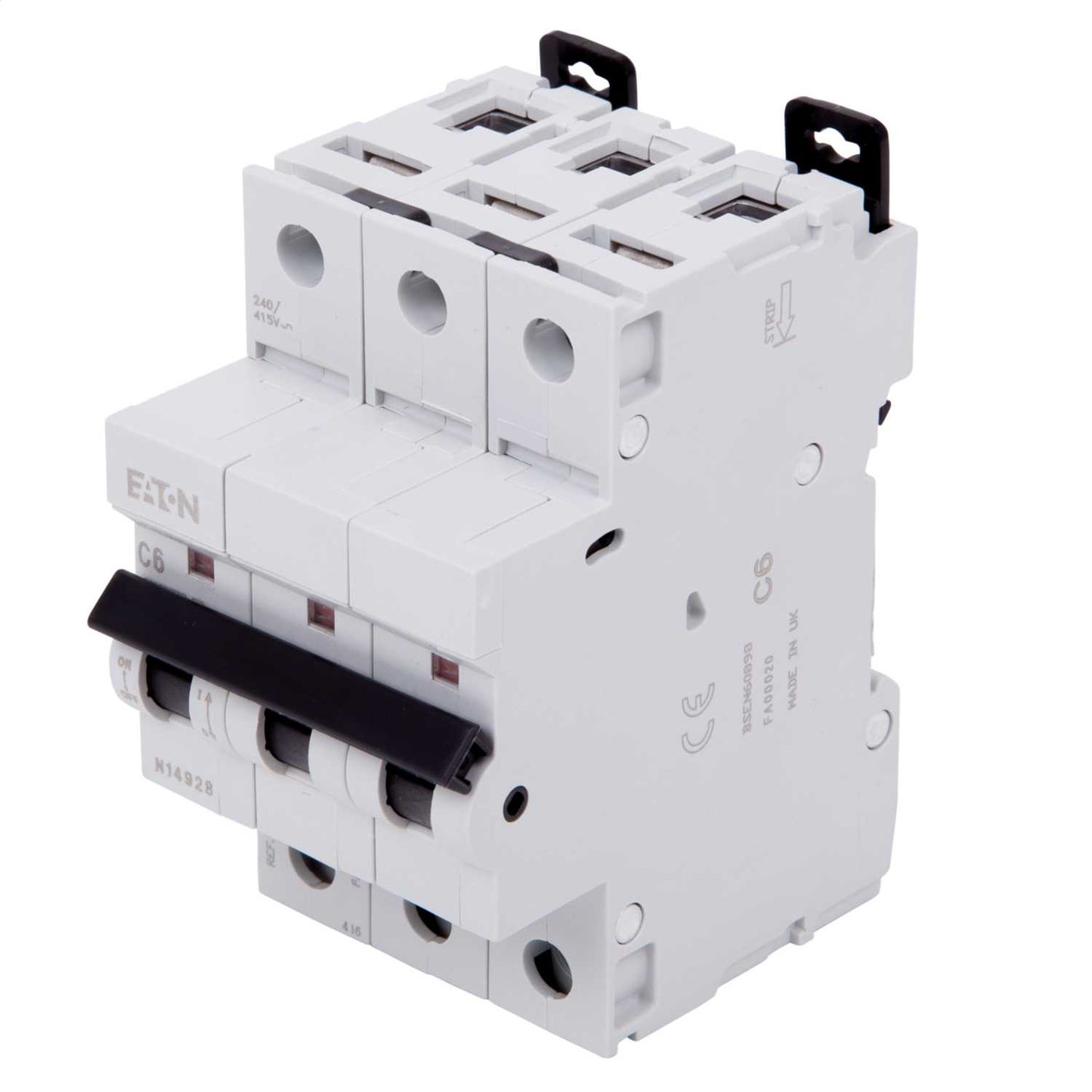 Mem Classic Memshield 2 6A Triple Pole 10kA C Curve MCB