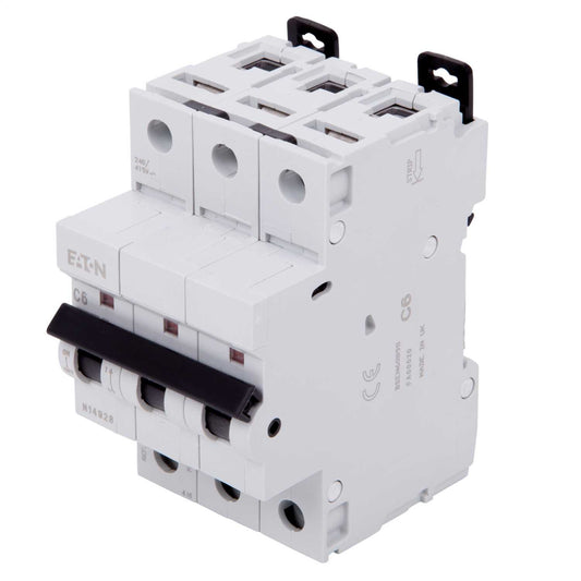 Mem Classic Memshield 2 6A Triple Pole 10kA C Curve MCB