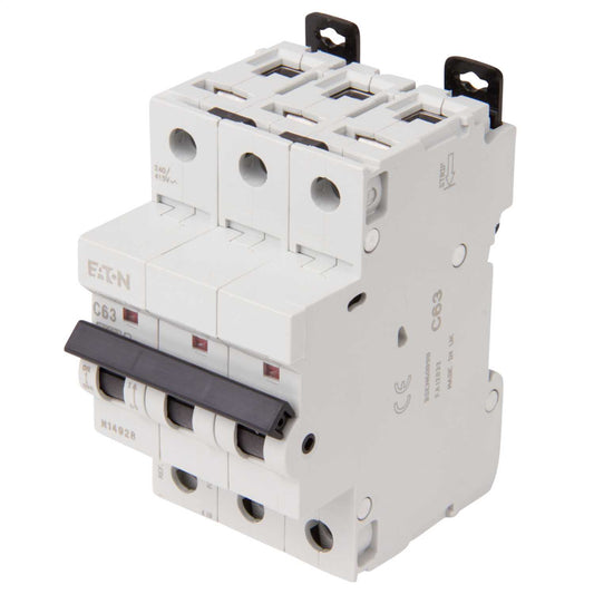 Mem Classic Memshield 2 63A Triple Pole 10kA C Curve MCB