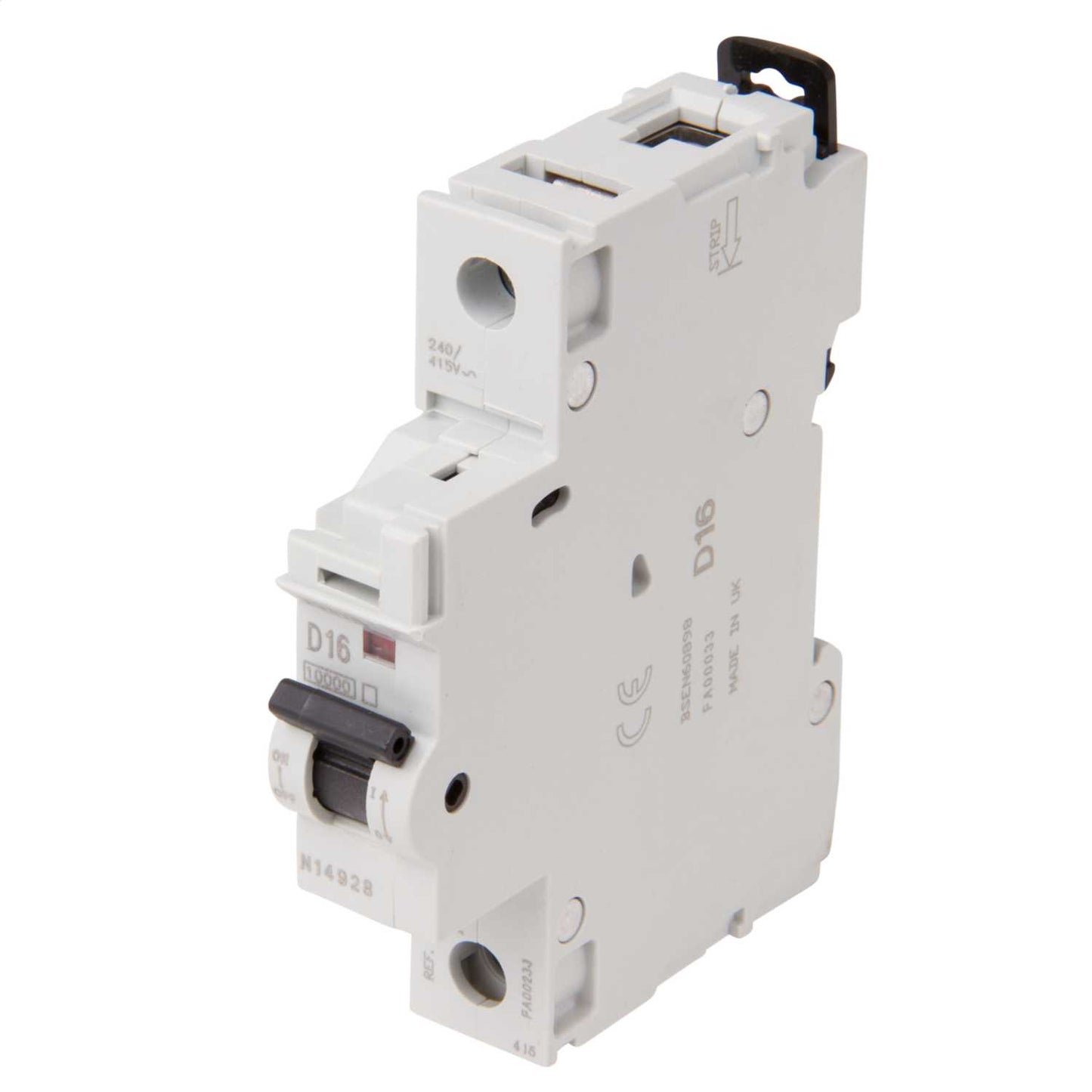 Mem Classic Memshield 2 16A Single Pole 10kA D Curve MCB