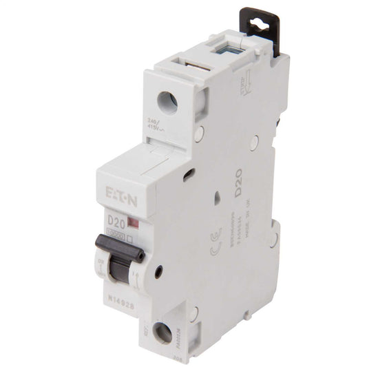 Mem Classic Memshield 2 20A Single Pole 10kA D Curve MCB