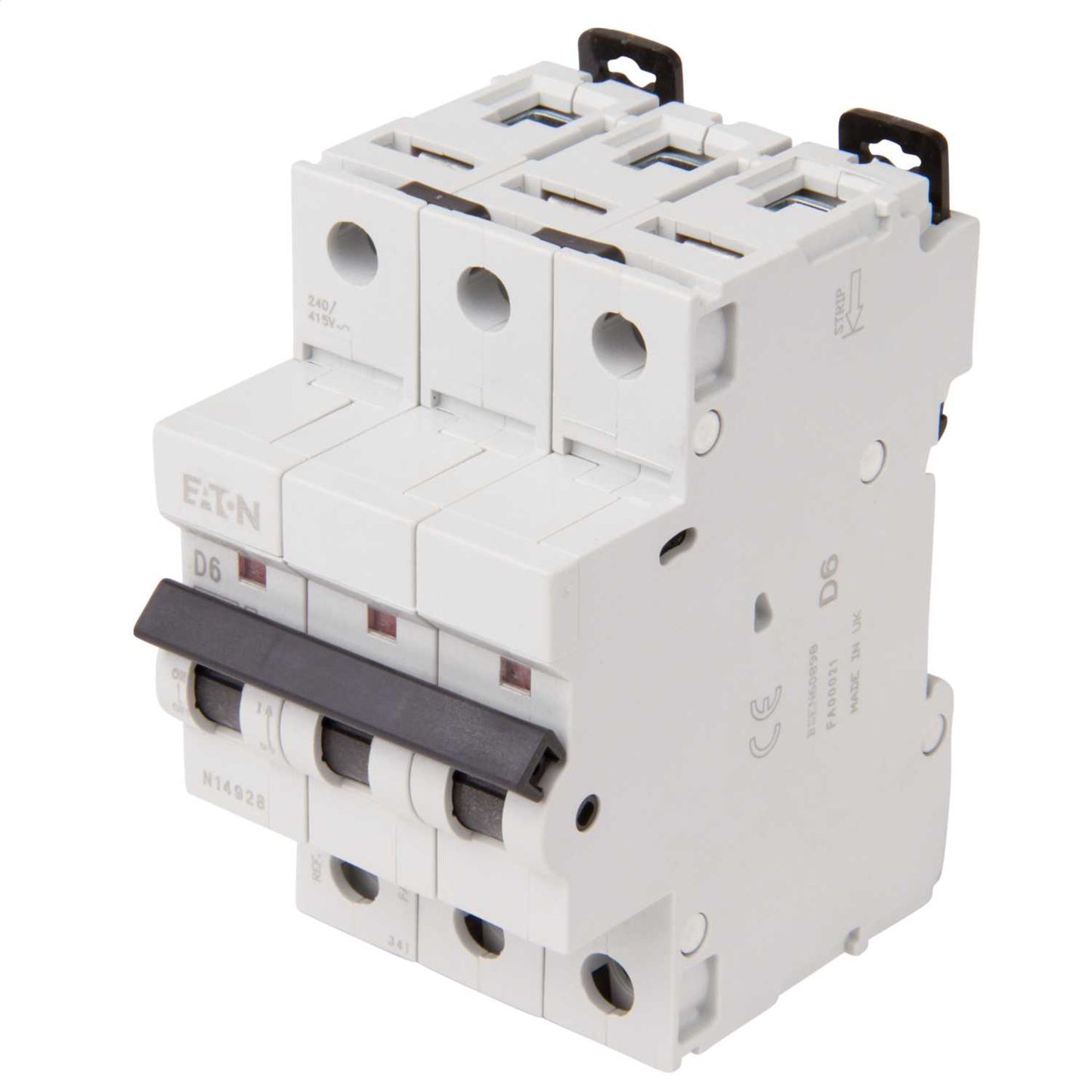 Mem Classic Memshield 2 6A Triple Pole 10kA D Curve MCB