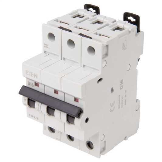 Mem Classic Memshield 2 16A Triple Pole 10kA D Curve MCB