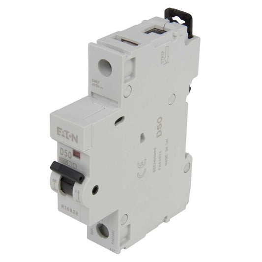 Mem Classic Memshield 2 50A Single Pole 6kA D Curve MCB