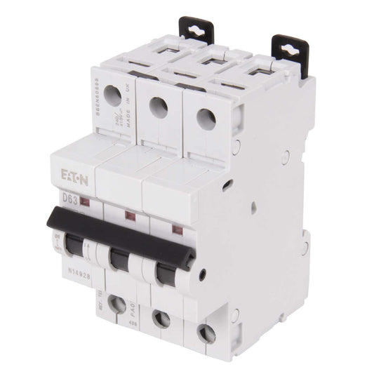 Mem Classic Memshield 2 63A Triple Pole 6kA D Curve MCB