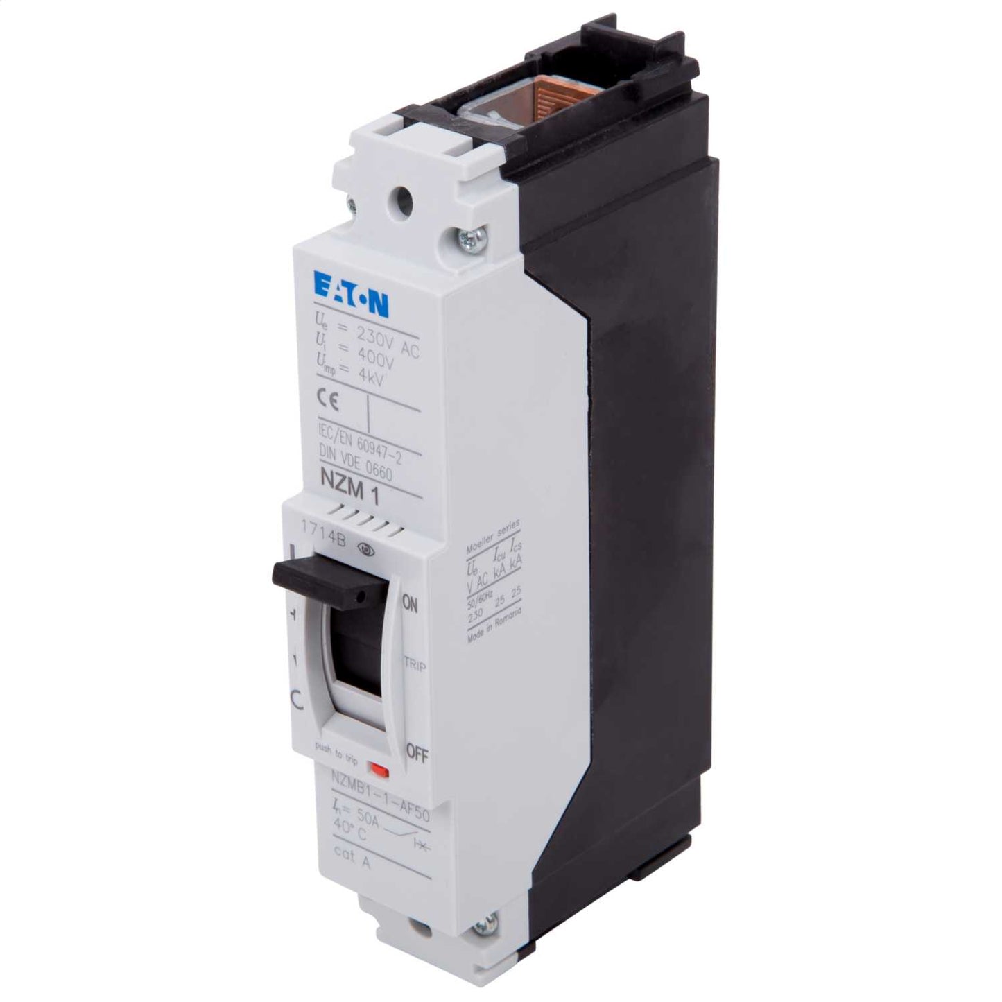 Eaton 50A Single Pole 25kA Mccb