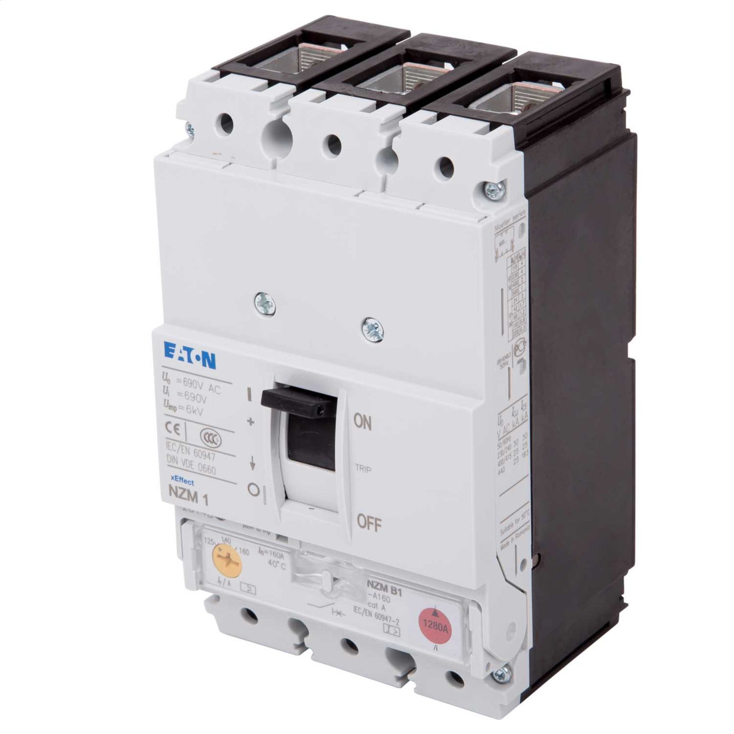 Eaton 160A Triple Pole 25kA Mccb