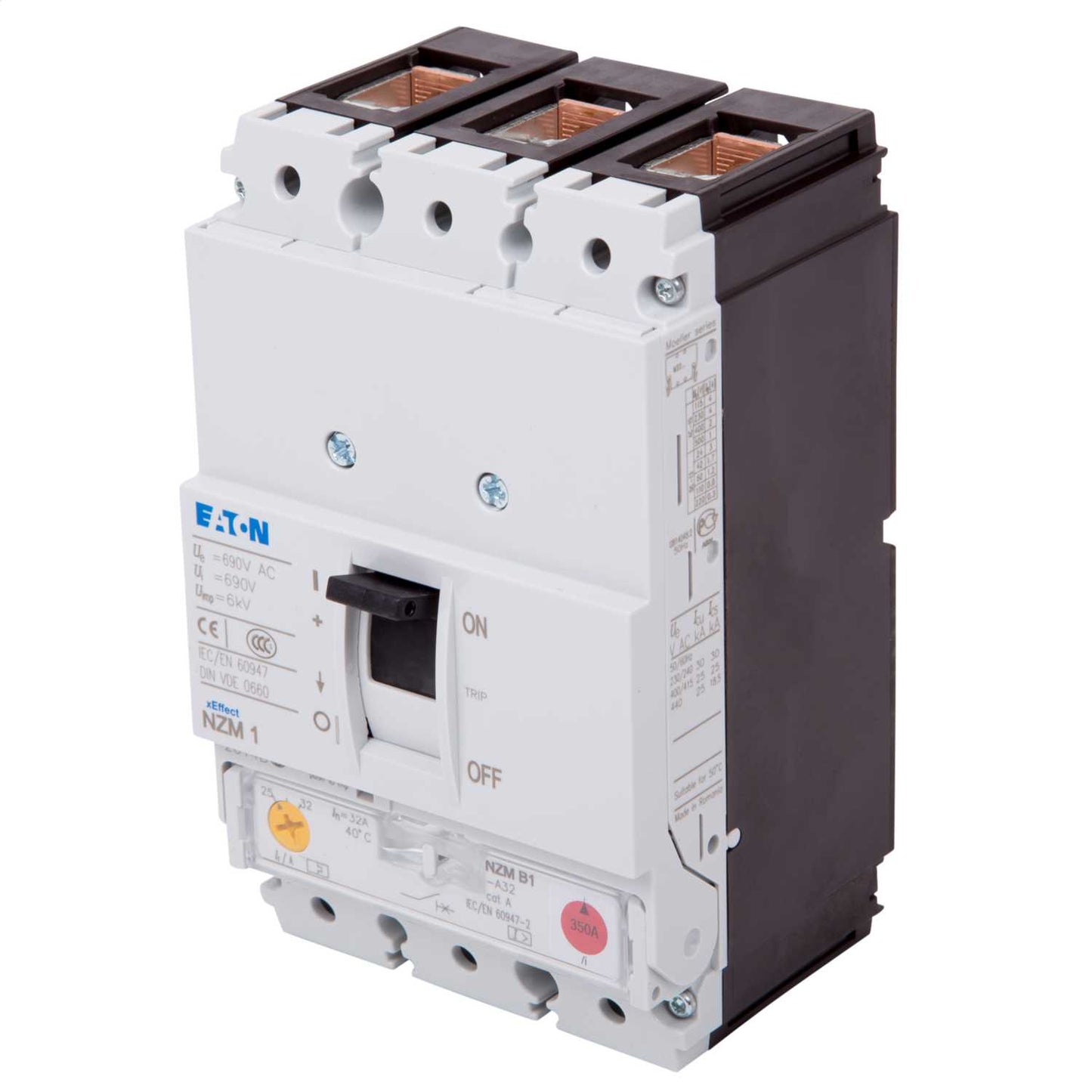 Eaton 32A Triple Pole 25kA Mccb