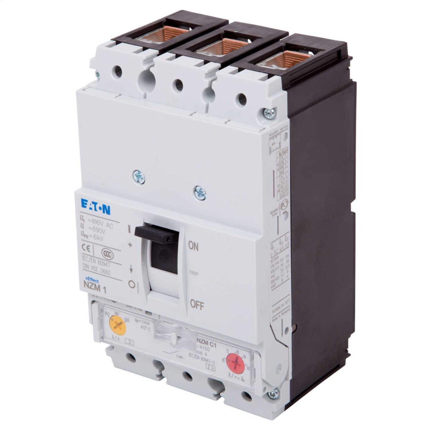 Eaton 100A Triple Pole 36kA Mccb
