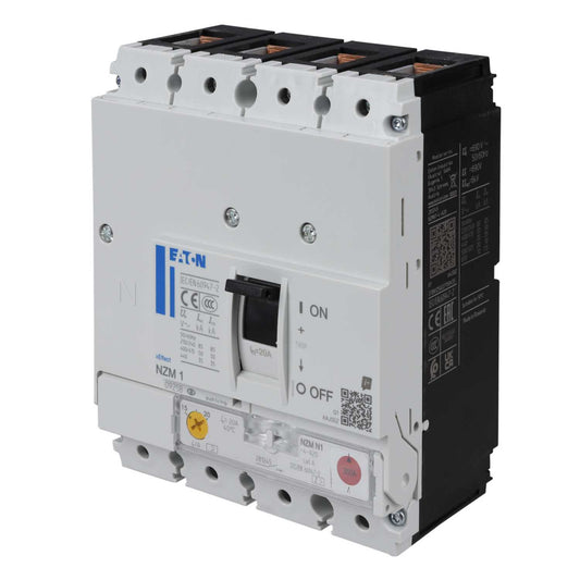 Eaton 20A Four Pole 50kA Mccb