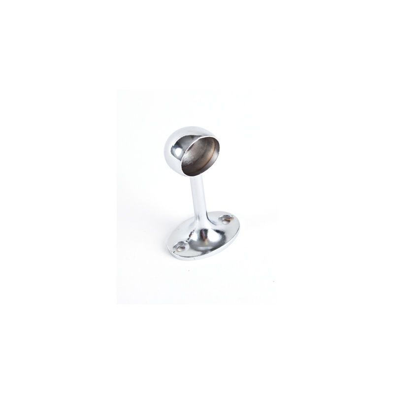 CHROME PLATED END BRACKET 25mm PACK 2 HQ3490SP