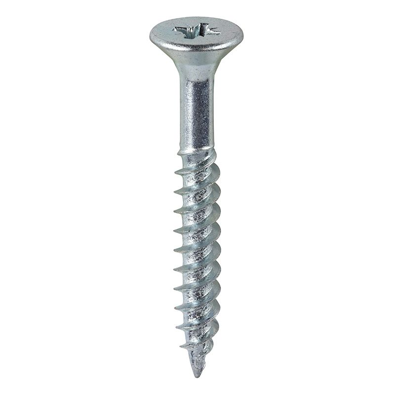 TIMCO TWINTHREAD CSK BZP WOODSCREWS 10 x 1 1/2" (BOX 200) 10112CWZ