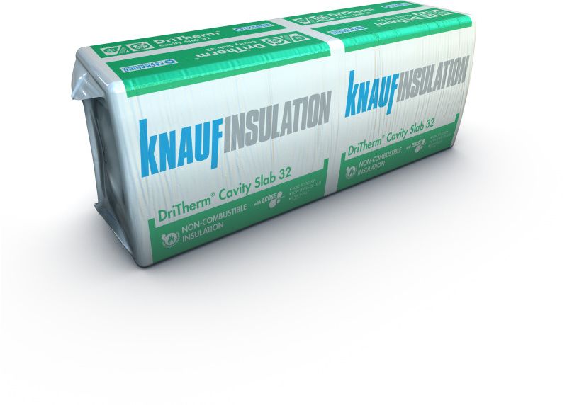 KNAUF DRITHERM 32 CAVITY SLAB 1200 x 455 x 75mm x 3.28m2 (PACK 6) 715827