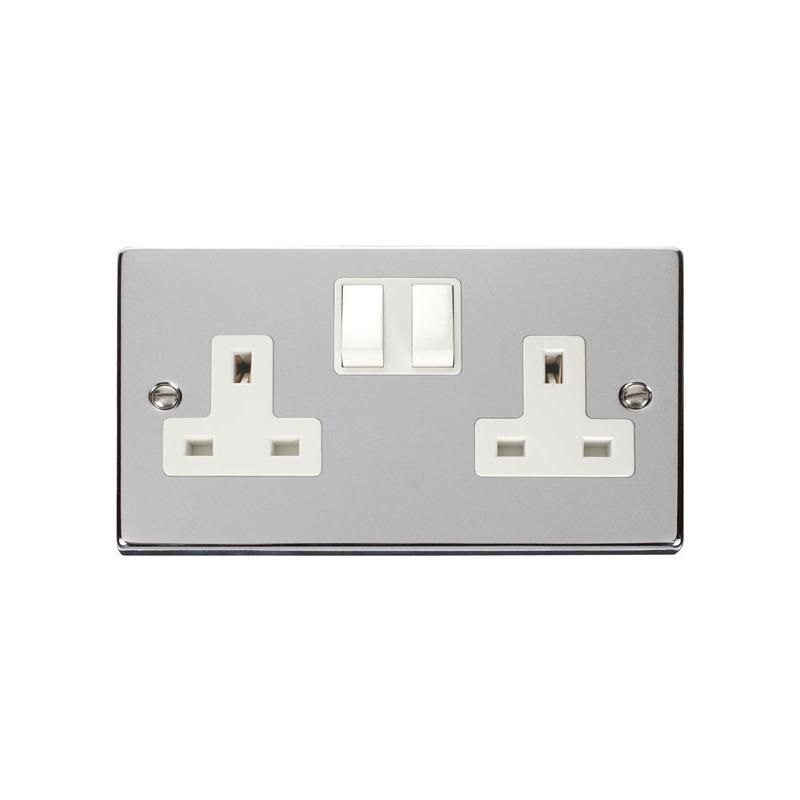 CLICK VPCH036WH SOCKET 2G SWITCHED 13A PC