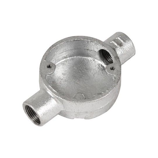 DETA DT22120G GALVANISED THROUGH BOX 20mm