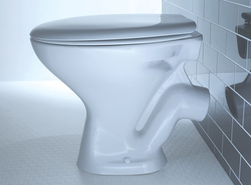 LECICO C002087 ATLAS LOW LEVEL WC PAN P-TRAP WHITE