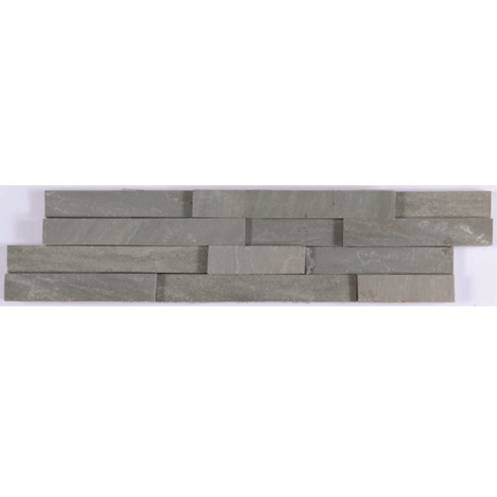 BRADSTONE NATURAL SANDSTONE SLIPS 650 x 150 x 17-30mm SILVER GREY (PACK OF 6) 22788
