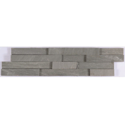 BRADSTONE NATURAL SANDSTONE SLIPS 650 x 150 x 17-30mm SILVER GREY (PACK OF 6) 22788