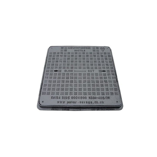 EJ DUCT IRON ACCESS COVER & FRAME SLIDE OUT SINGLE SEAL 600 x 600 x 40mm B125 KD3440S